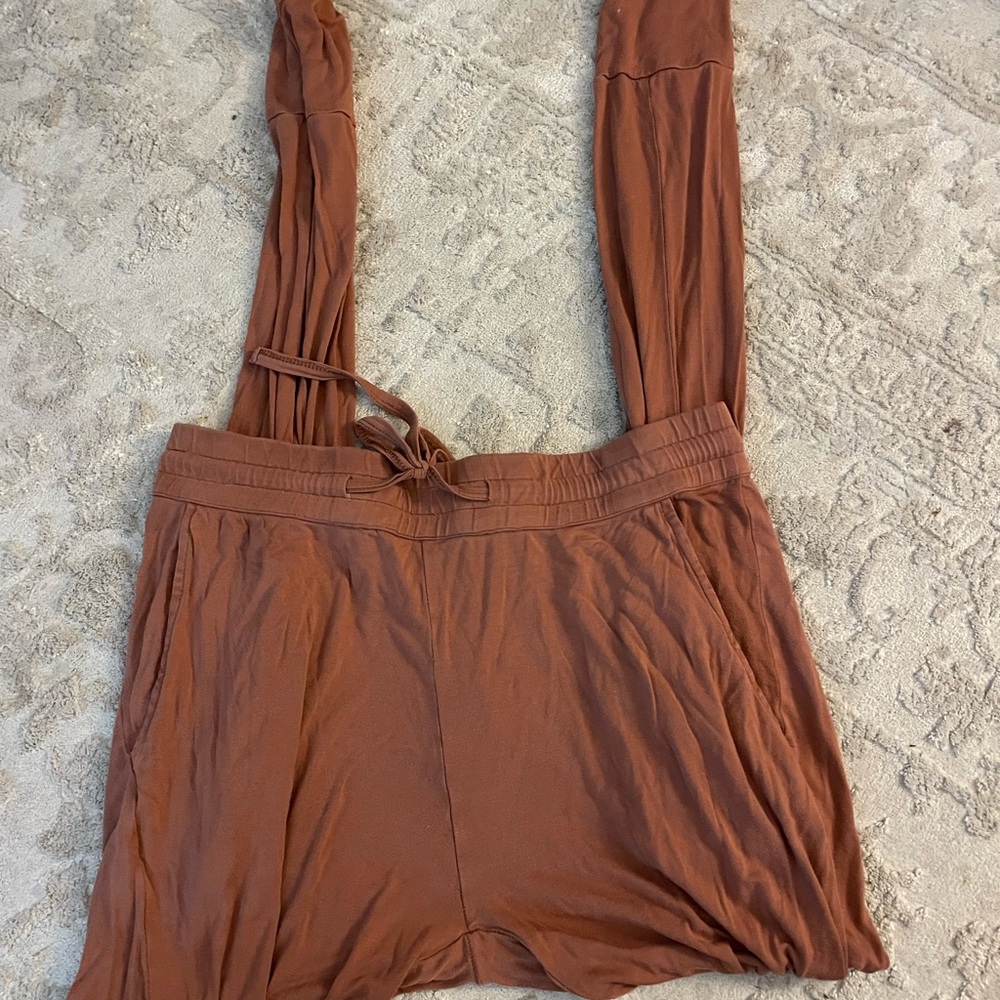 kate quinn Rust Brown Leggings Jumpsuit